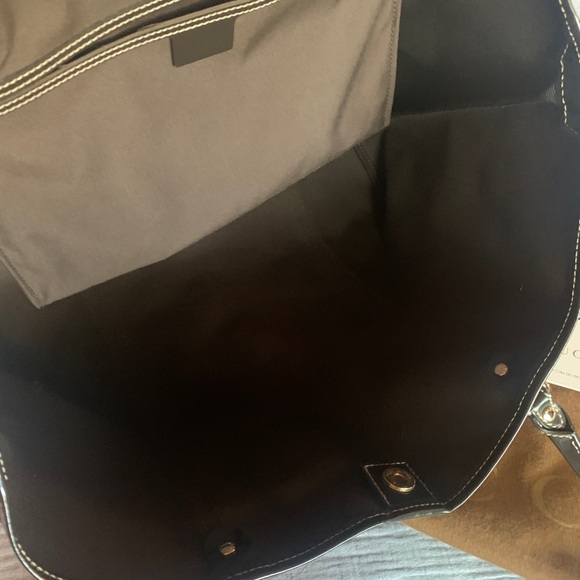💯Authentic Gucci Coated Canvas Tote - Picture 6 of 12